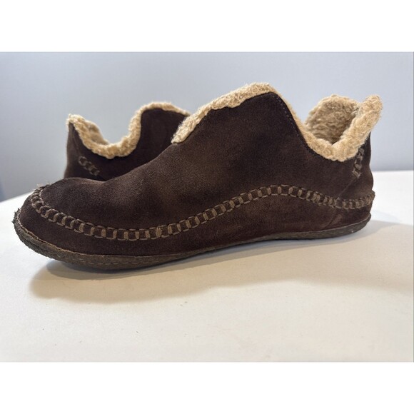 Sorel Manawan Brown Leather Slippers Mens Size 13 NM1466-287 main image 7